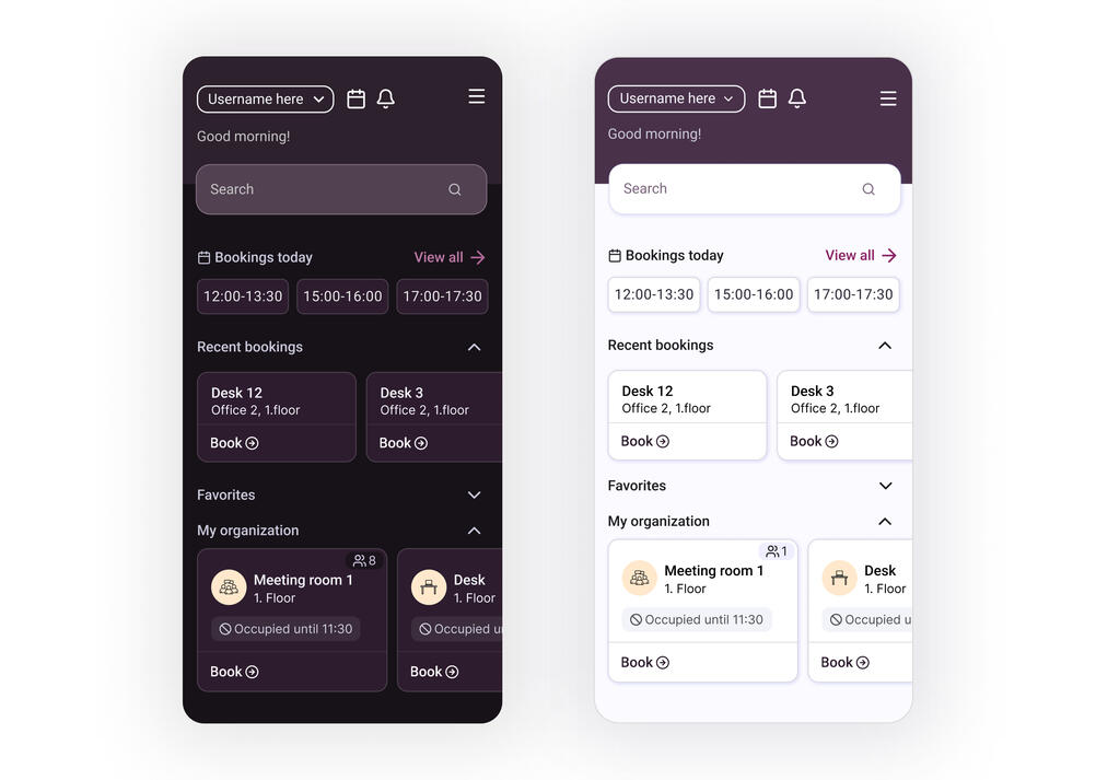 Bookable app / UX/UI