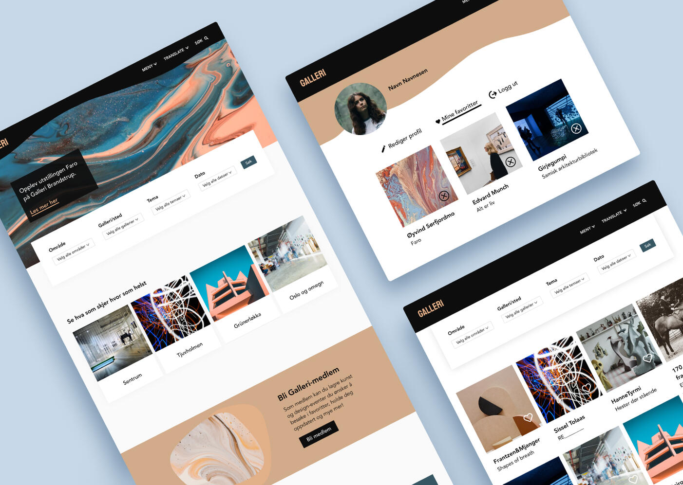 Galleri | UX/UI