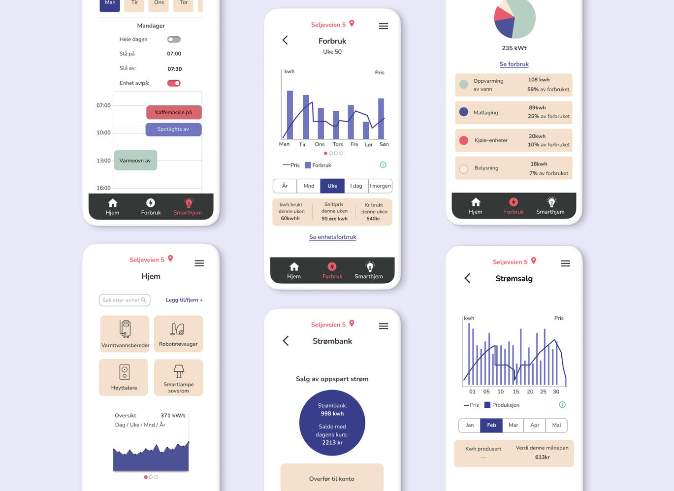 Strøm-app | UX/UI