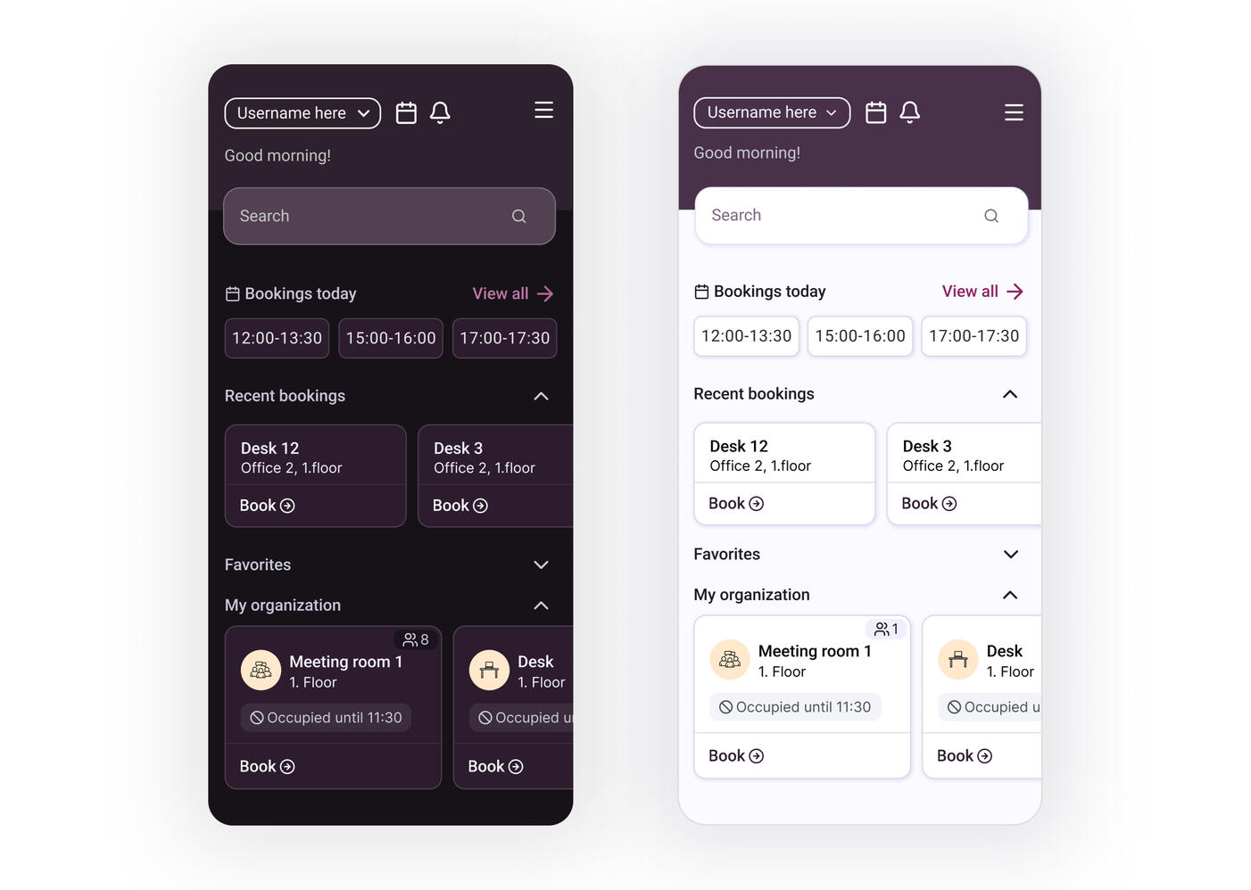 Bookable app / UX/UI